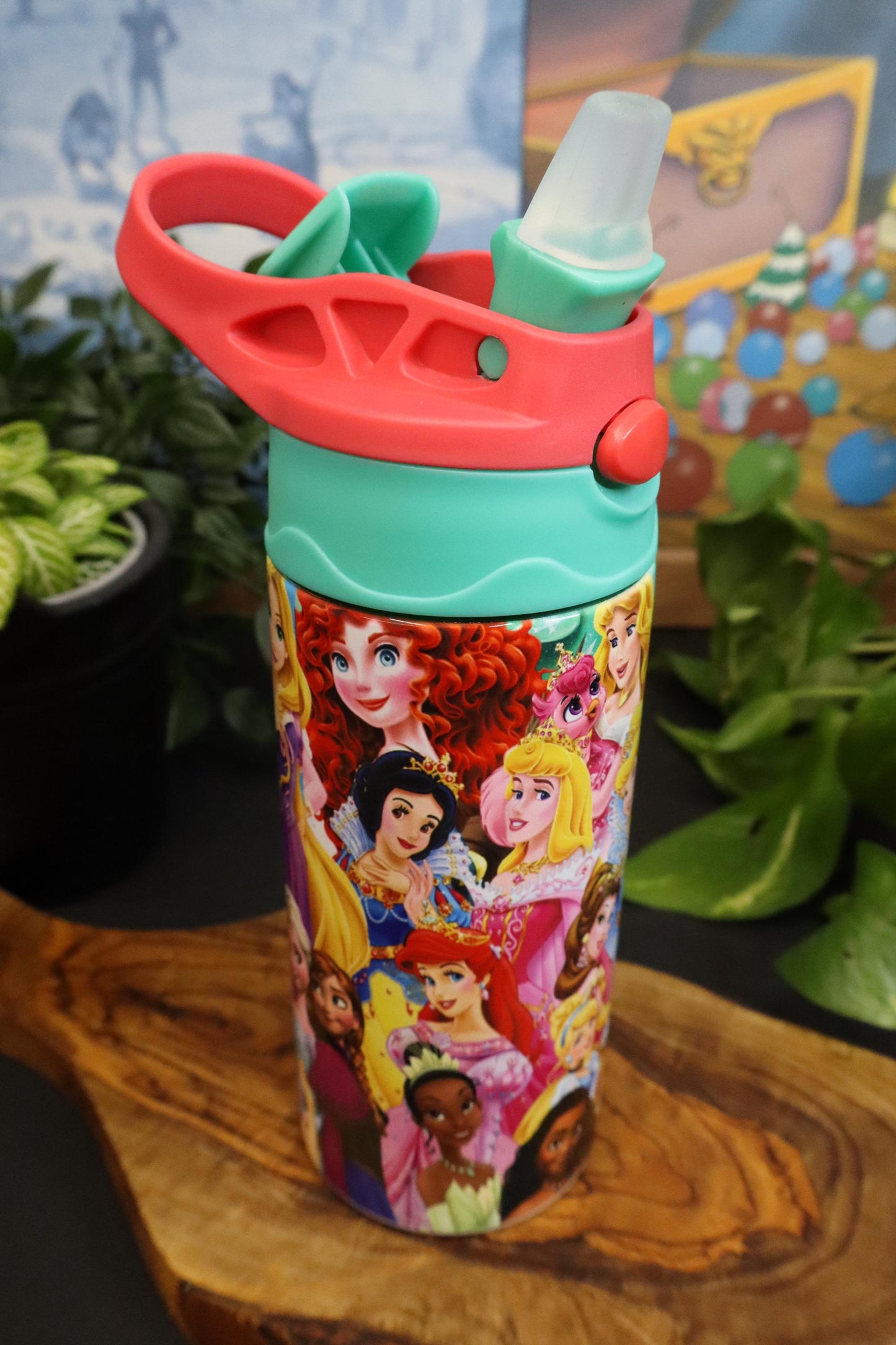 Princess Tumbler, 12 oz insulated Kids Cup