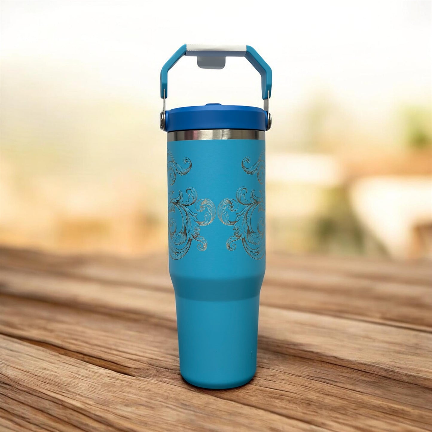 Unique New Blue Stanley 30 oz tumbler