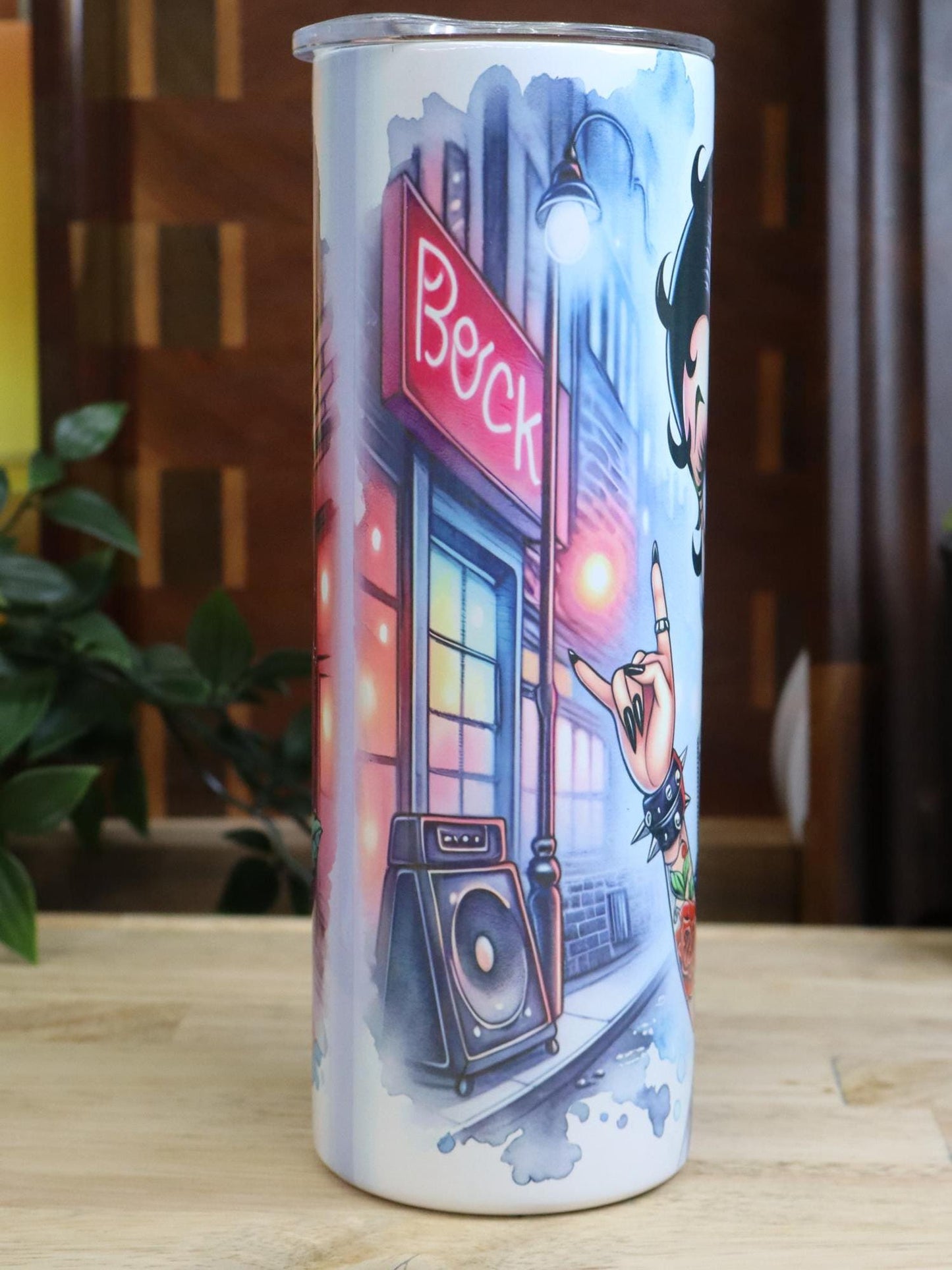 Cartoon doll Rock and Roll 20 oz Tumbler