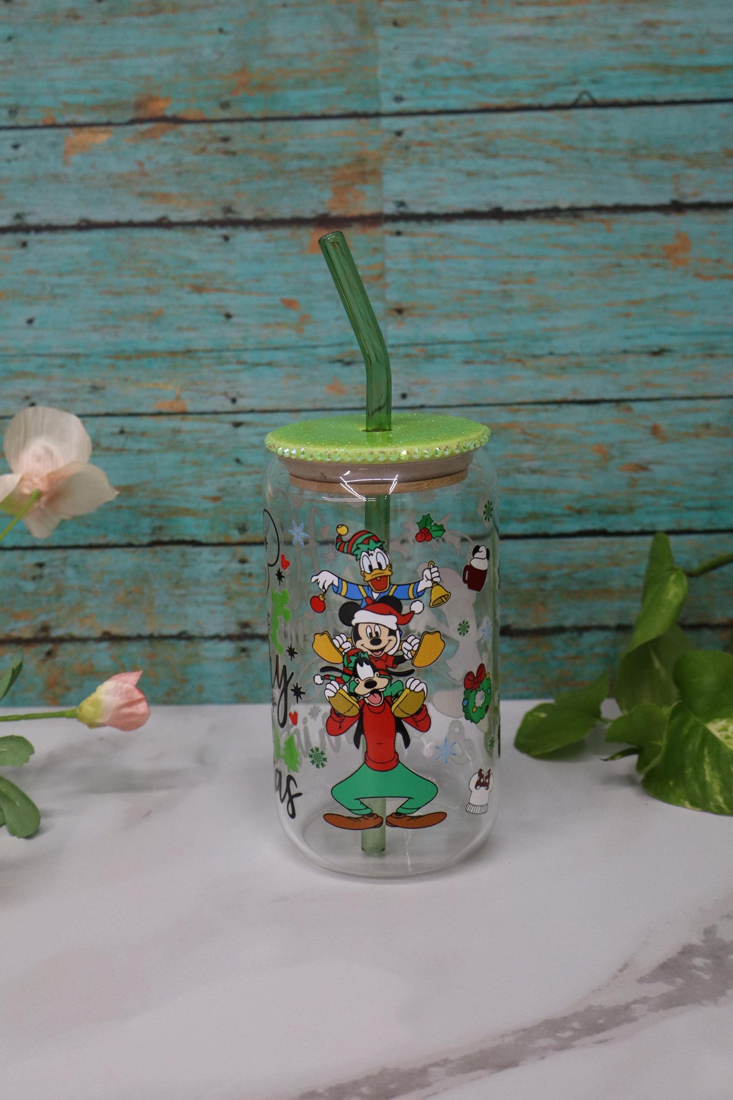 Mickey and Friends Glass Cup