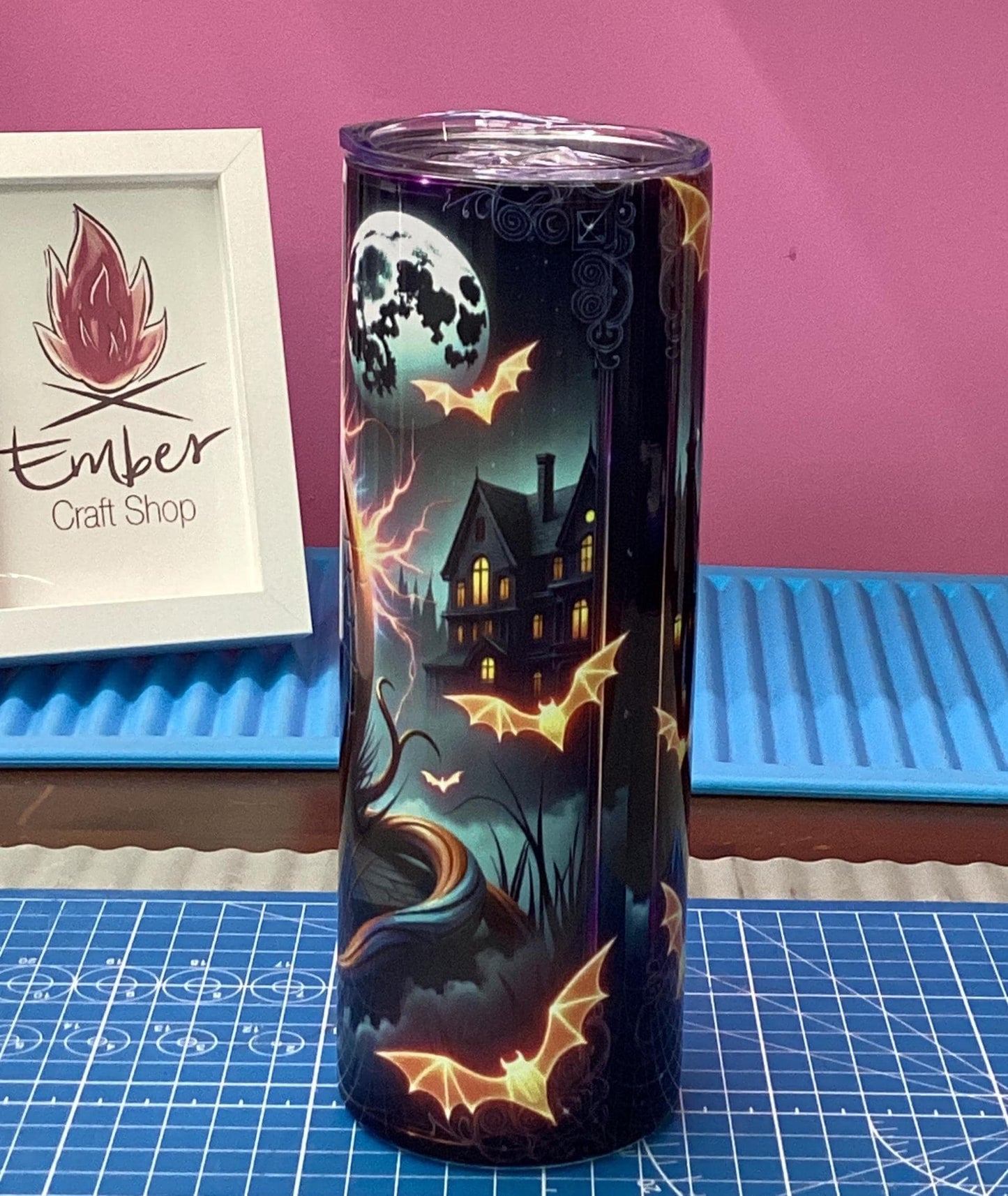Spooky Pumpkin Halloween 20 oz Tumbler: Halloween Lovers Gift