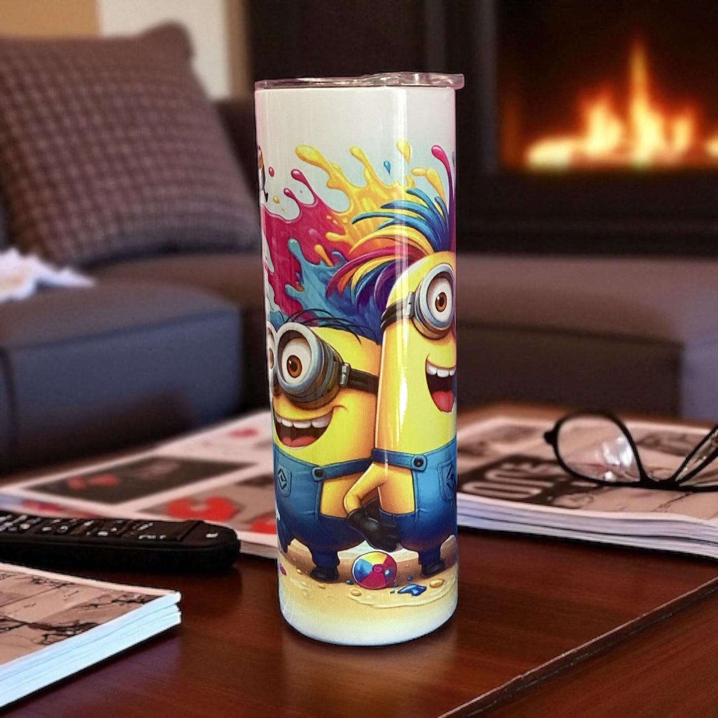 Fun colorful Minions Tumbler 20 oz
