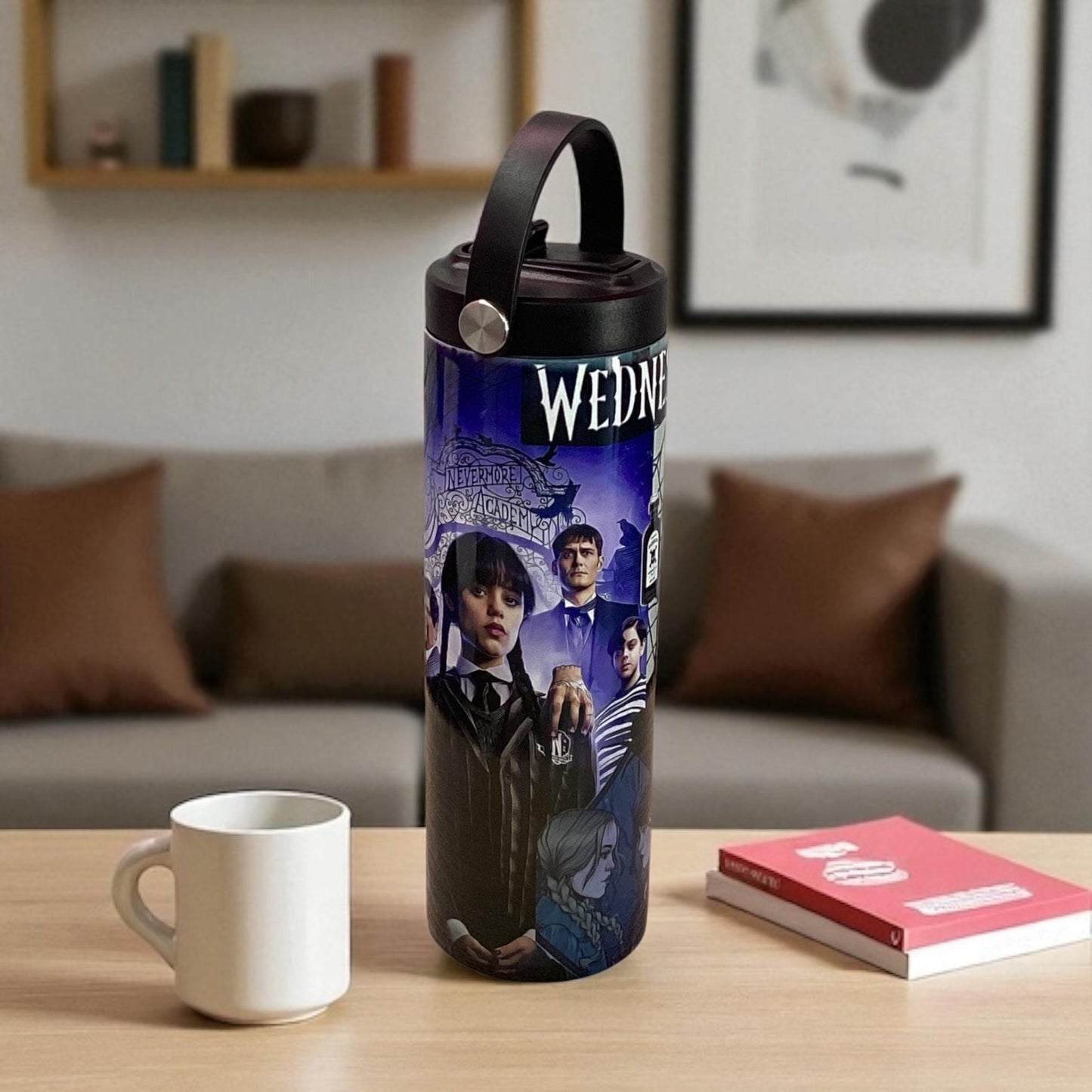 Wednesday Family 20oz Tumbler: Spooky Gothic Drinkware