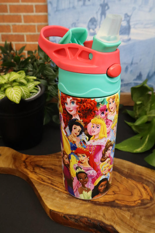 Princess Tumbler, 12 oz insulated Kids Cup