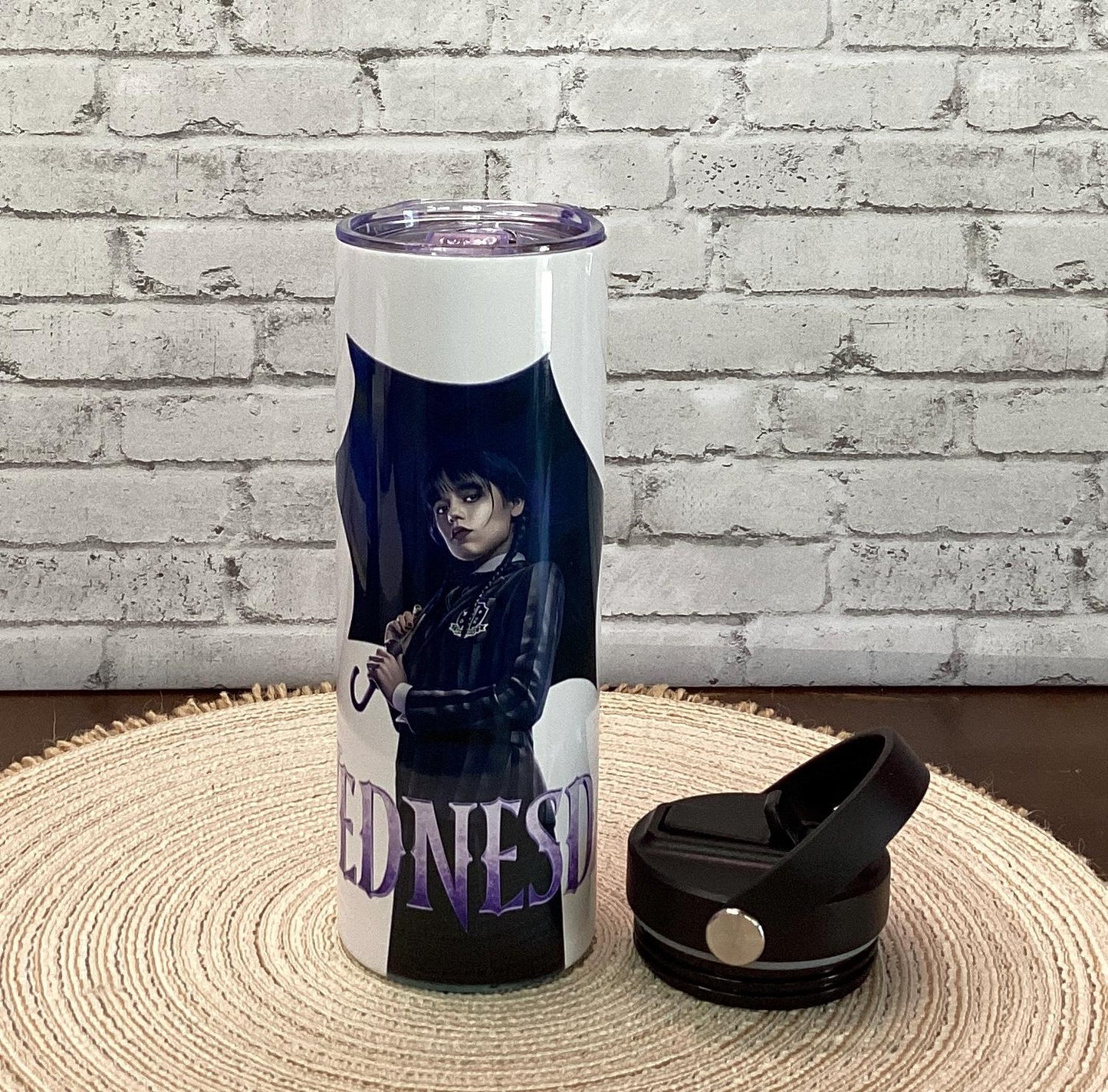 Wednesday  20oz Tumbler: Gothic Style Stainless Steel