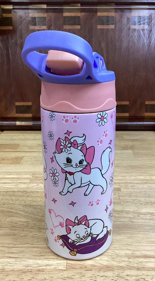 Sexy Marie 12oz Tumbler: Sweet Pink Cat Lover Gift