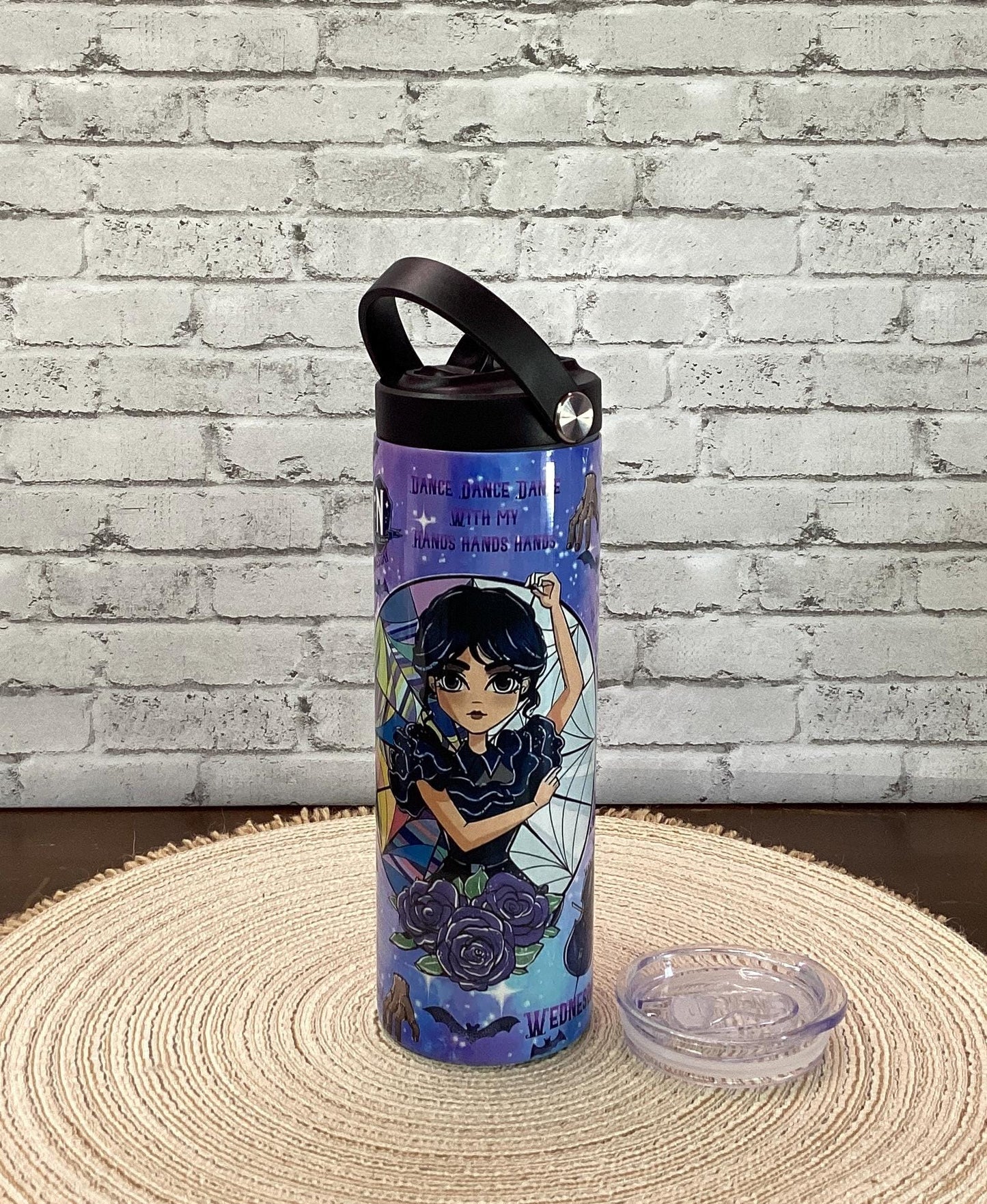 Wednesday Tumbler: Gothic Character Stainless Steel 20 oz