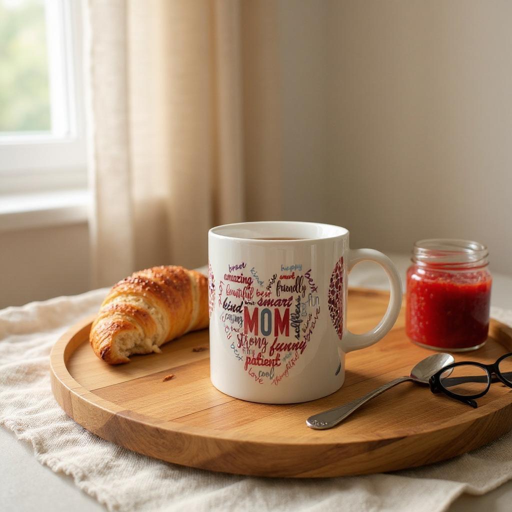 Cute Mom mug with different meanings, 11 oz coffee ceramic mug MOM