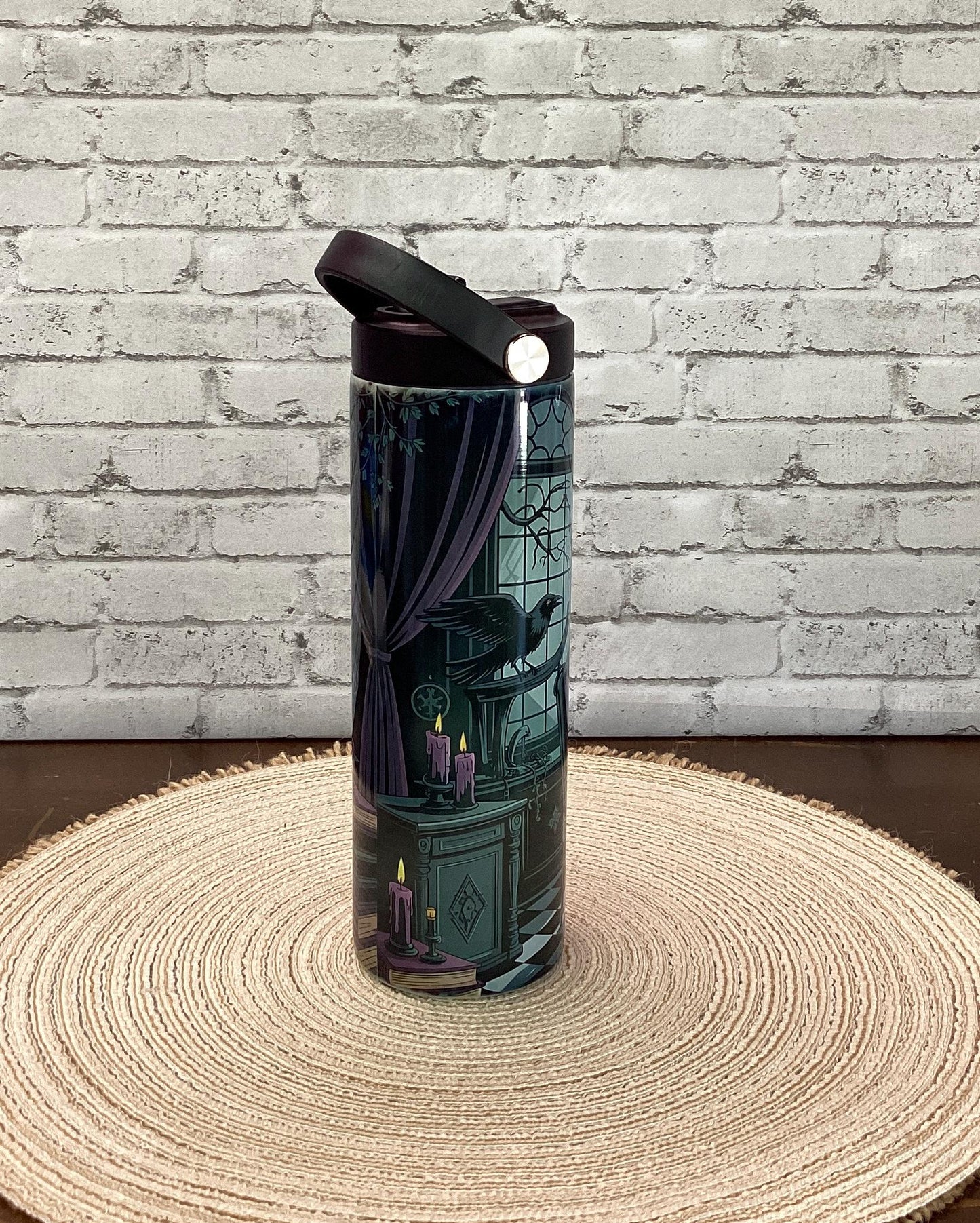 Wednesday's Room Halloween Tumbler: Gothic Music Instruments 20oz