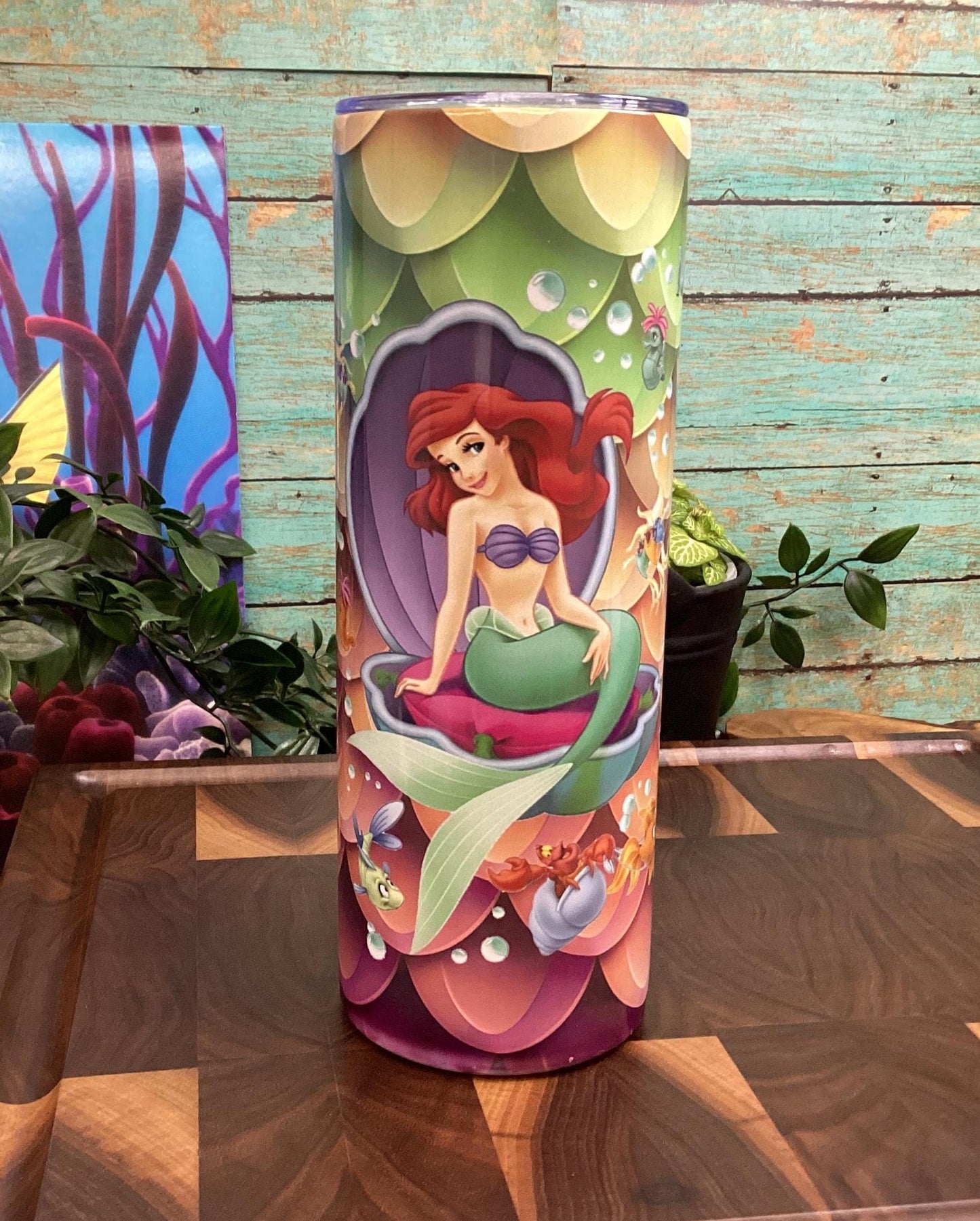 Ariel Princess Tumbler: The Little Mermaid 20 oz