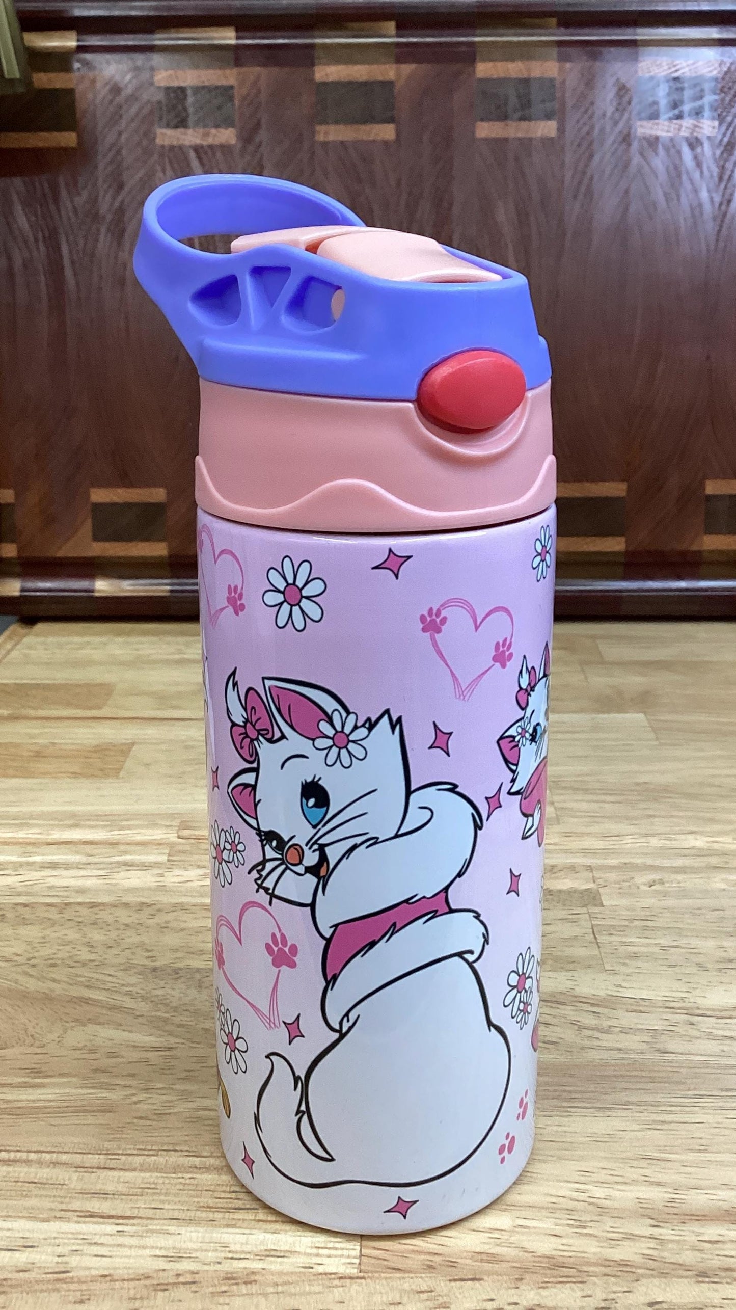 Sexy Marie 12oz Tumbler: Sweet Pink Cat Lover Gift