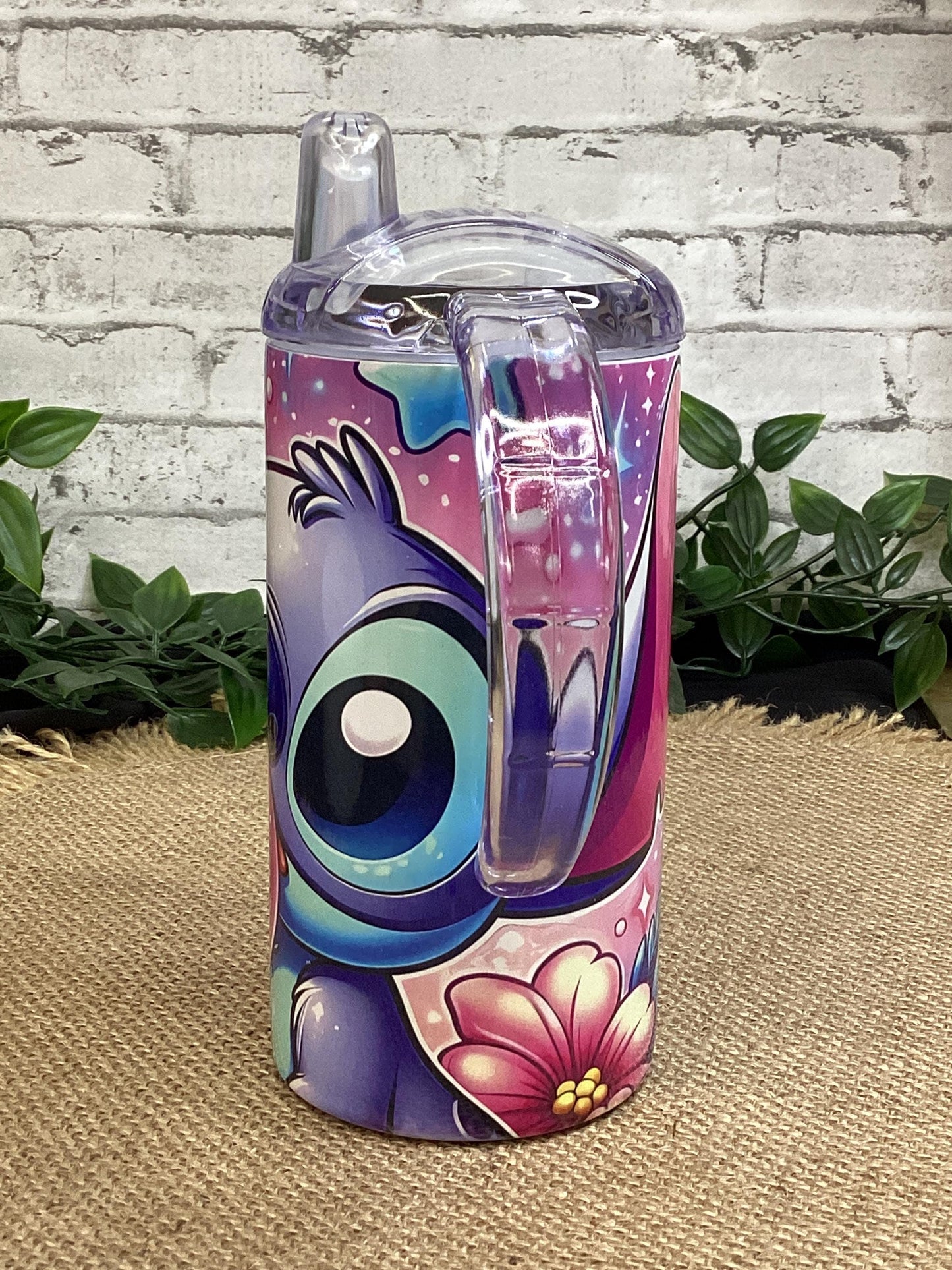Cute Sippy Cup 12 oz, Colorful Tumbler Design, Kids Tumbler