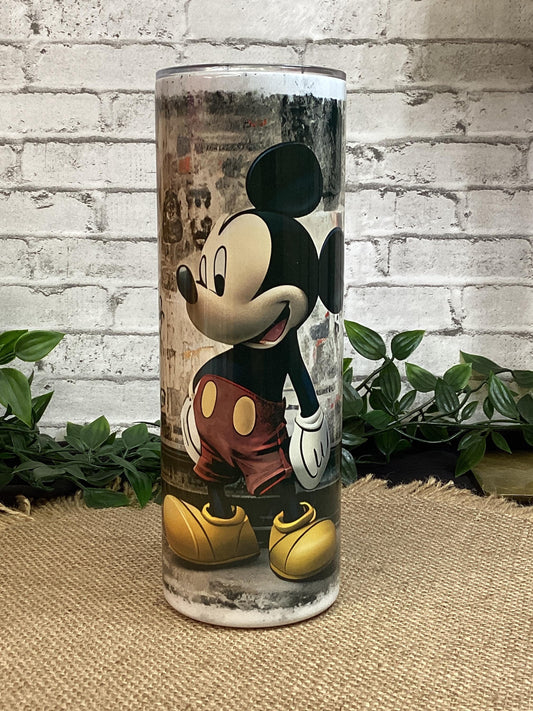 Retro Mouse Tumbler: 20 oz Stainless Steel Sublimation