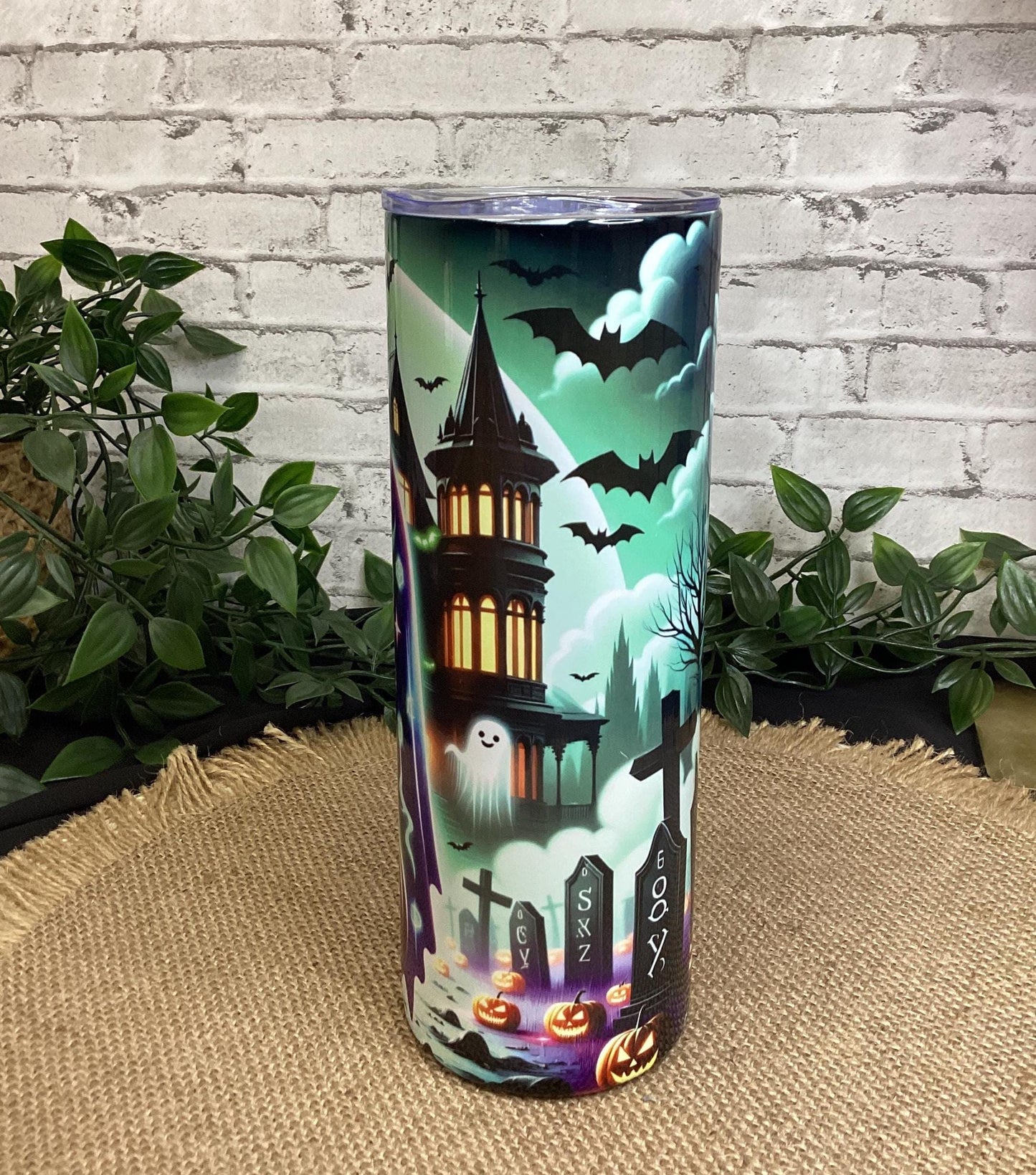 Spooky Spirit Halloween Tumbler: 20 oz Halloween Lovers Gift
