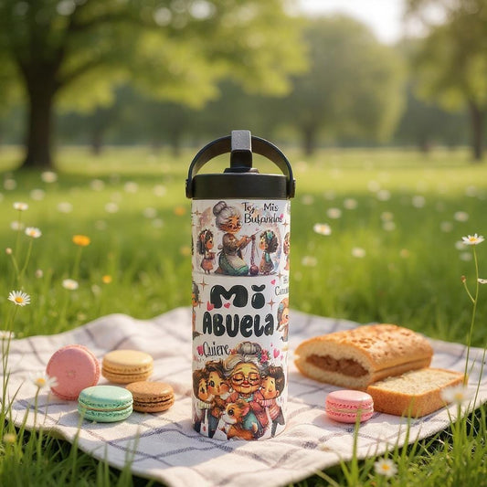 Mi Abuela 20 oz Tumbler – The Perfect Gift for Grandma, Hermoso Tumbler para la abuelita de 20 oz