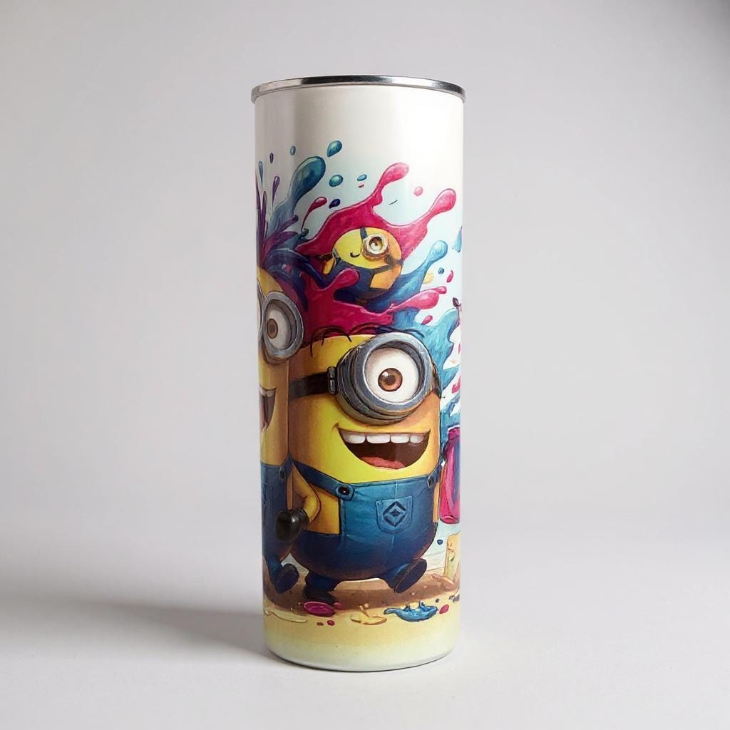 Fun colorful Minions Tumbler 20 oz