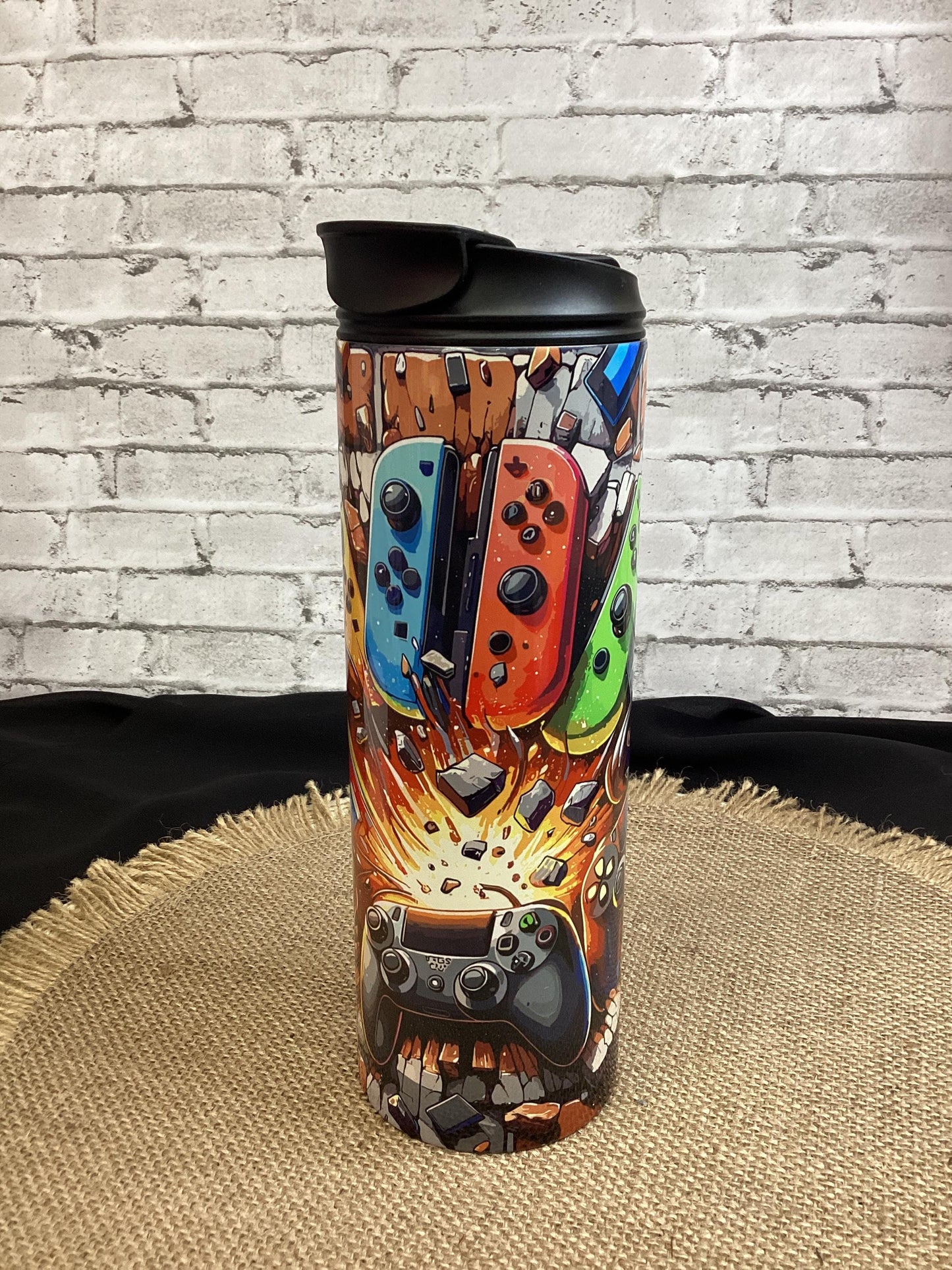 Gaming Controller 20 oz Tumbler: Gamer Hydration