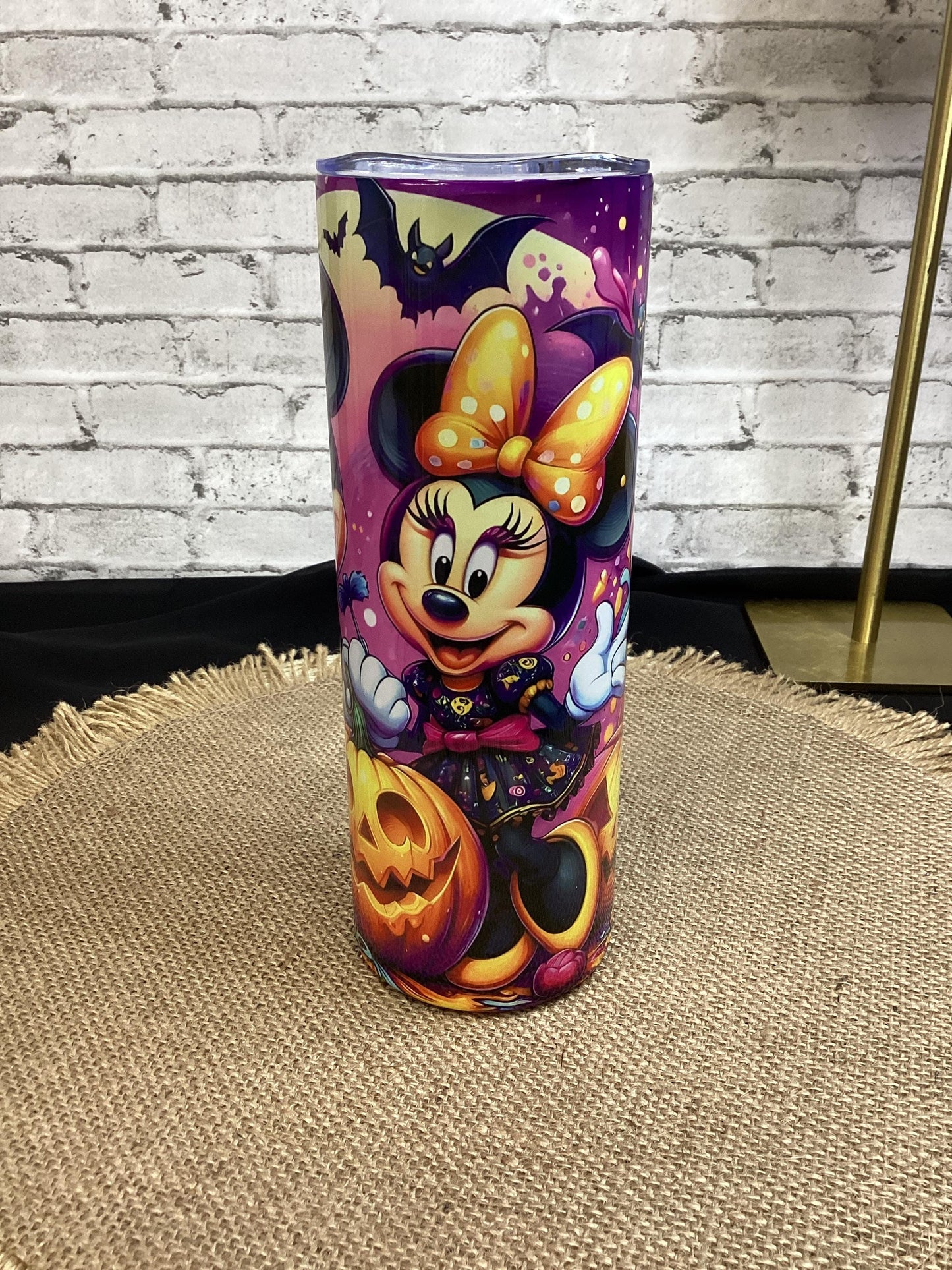 Mickey and Minnie Halloween 20 os Tumbler