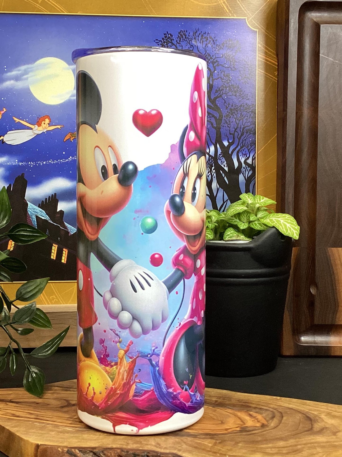 M and M Love Color Splash 20 oz Tumbler
