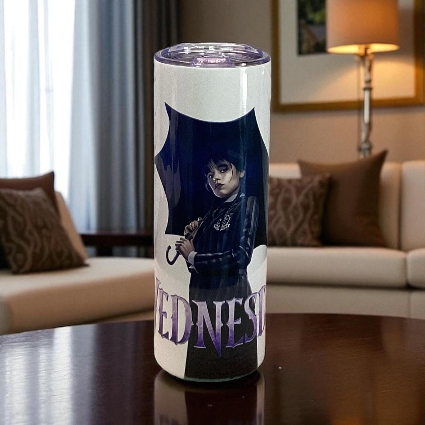 Wednesday  20oz Tumbler: Gothic Style Stainless Steel