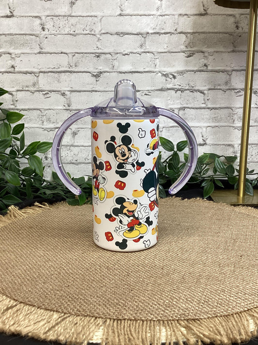 Cartoon Mouse Sippy Cup: Fun Kid Tumbler, 12 oz