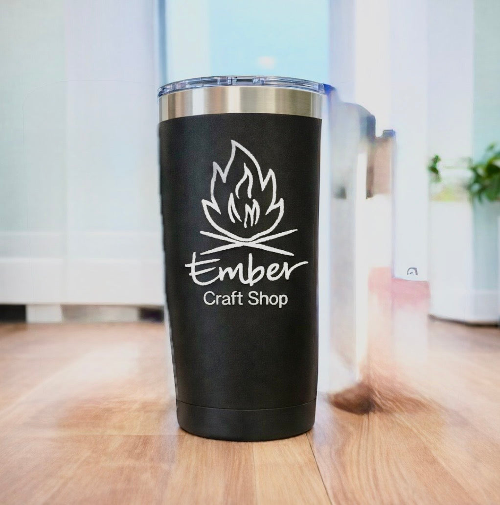 Personalized 20 oz Tumbler Laser Engraved