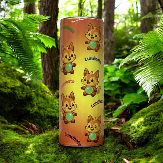 New Lumibots Cartoon Little Fox 20 oz Tumbler