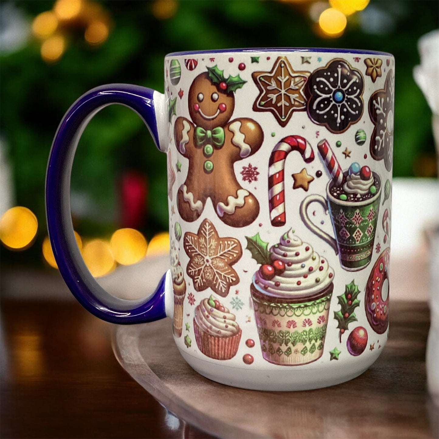 15 oz Christmas Ceramic Coffee Mug