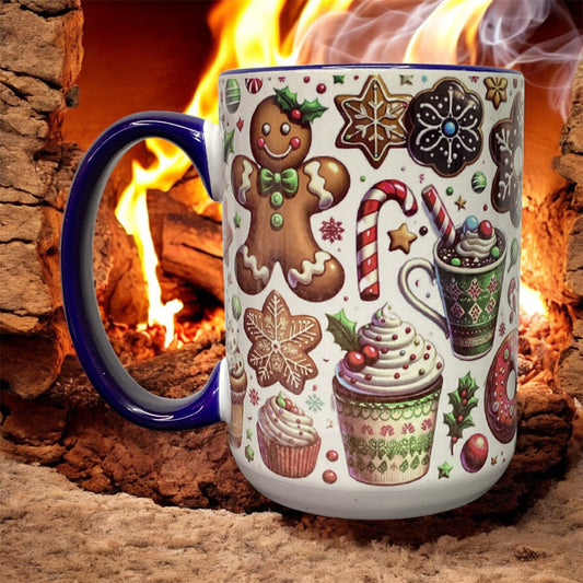 15 oz Christmas Ceramic Coffee Mug