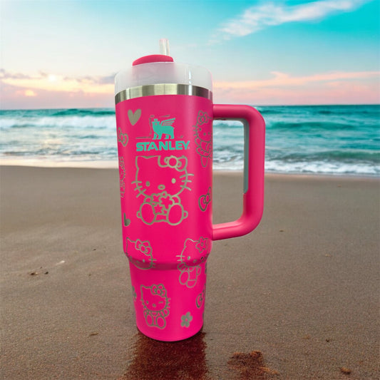 NEW Beautiful Stanley Pink Quencher H2O Tumbler / 30oz. - pasion pink