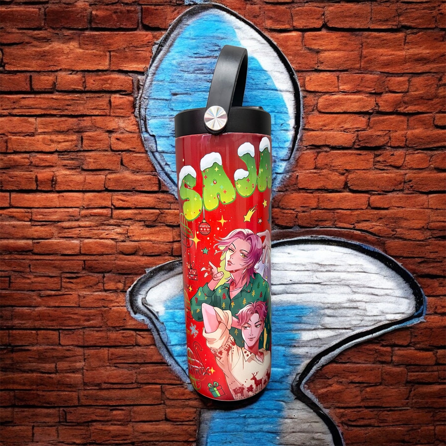 20 oz stainless steel tumbler vibrant color design
