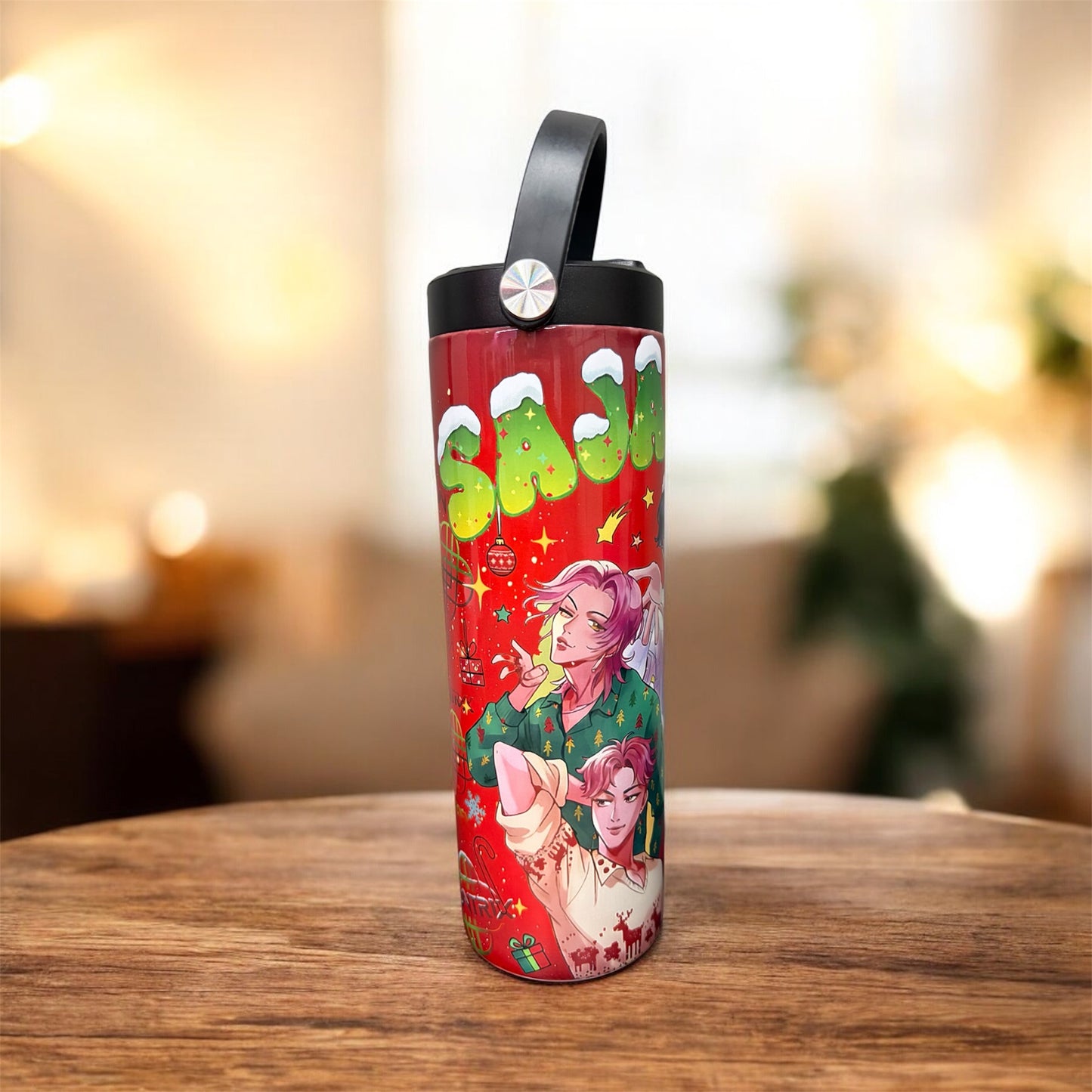 20 oz stainless steel tumbler vibrant color design