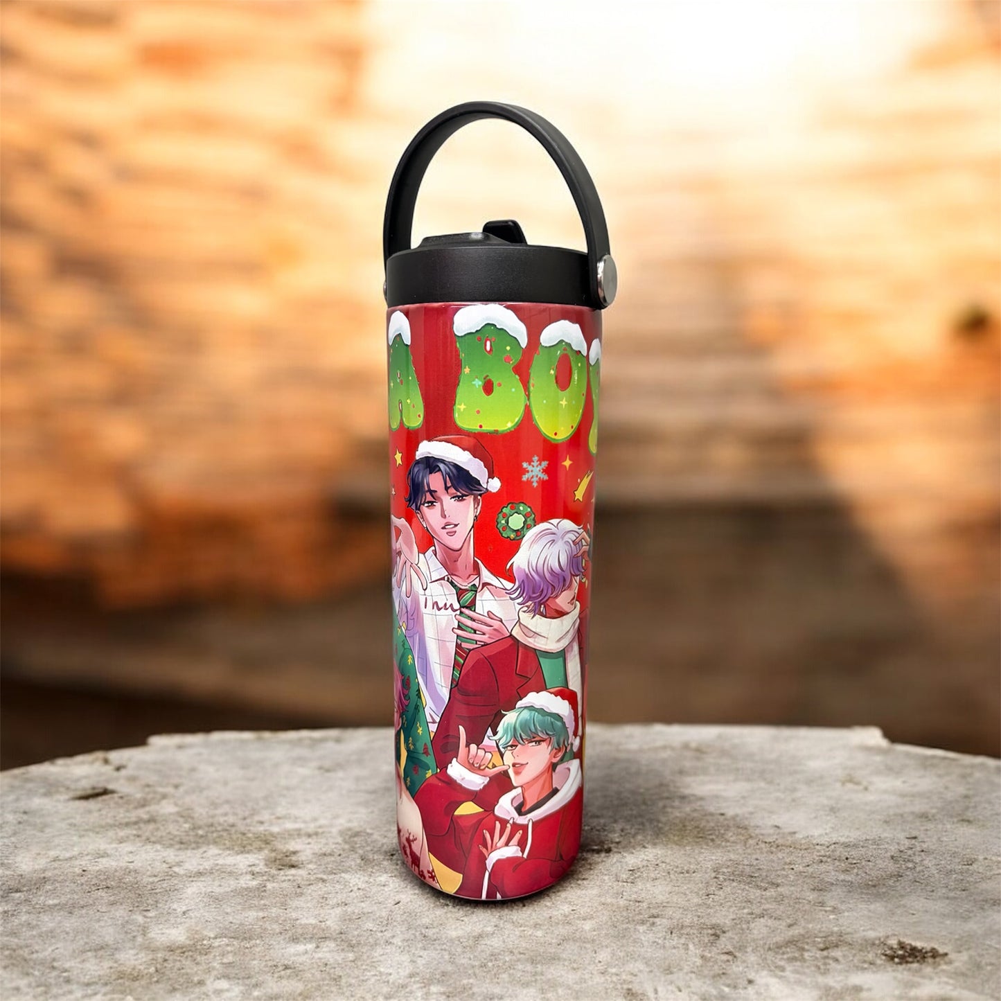 20 oz stainless steel tumbler vibrant color design