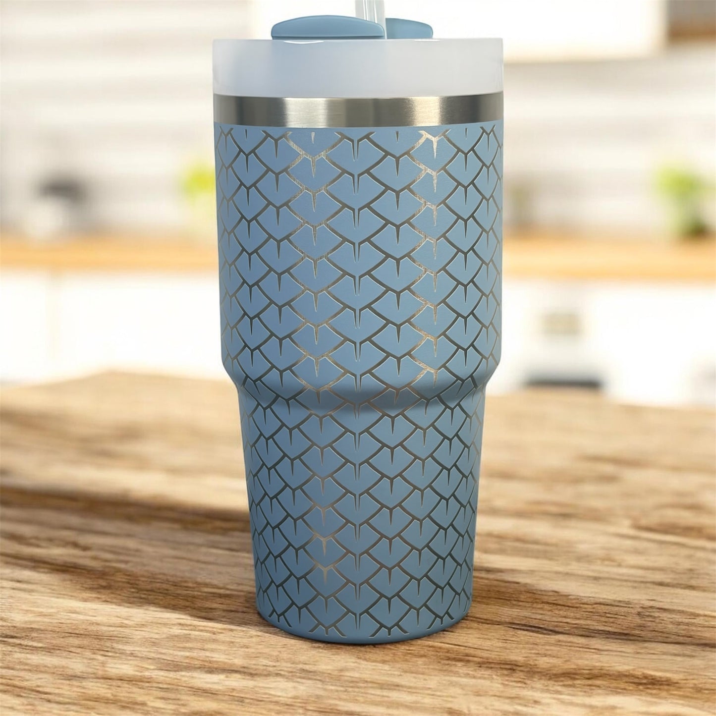 NEW Stanley 20 oz Stainless Steel H2.0 Flowstate Quencher Tumbler - Indigo