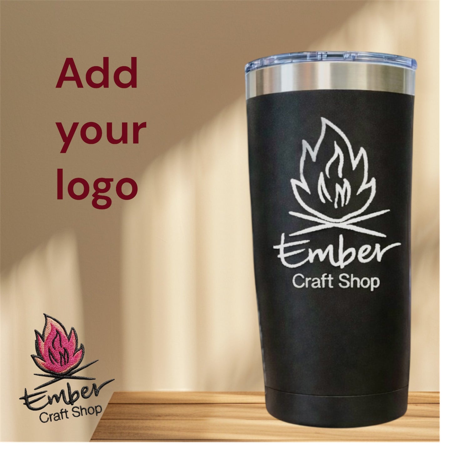 Personalized 20 oz Tumbler Laser Engraved