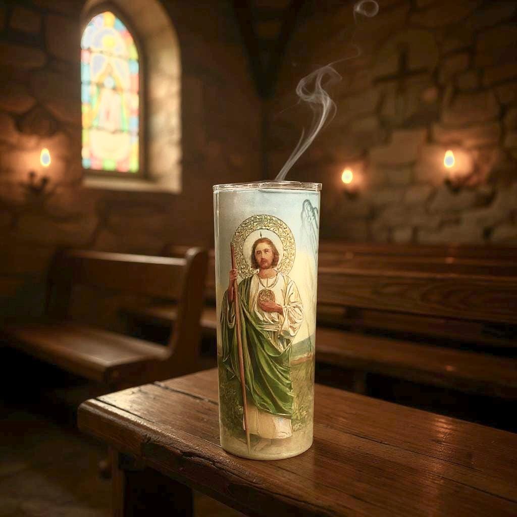 San Judas Tadeo 20oz Tumbler – Faith & Style On the Go