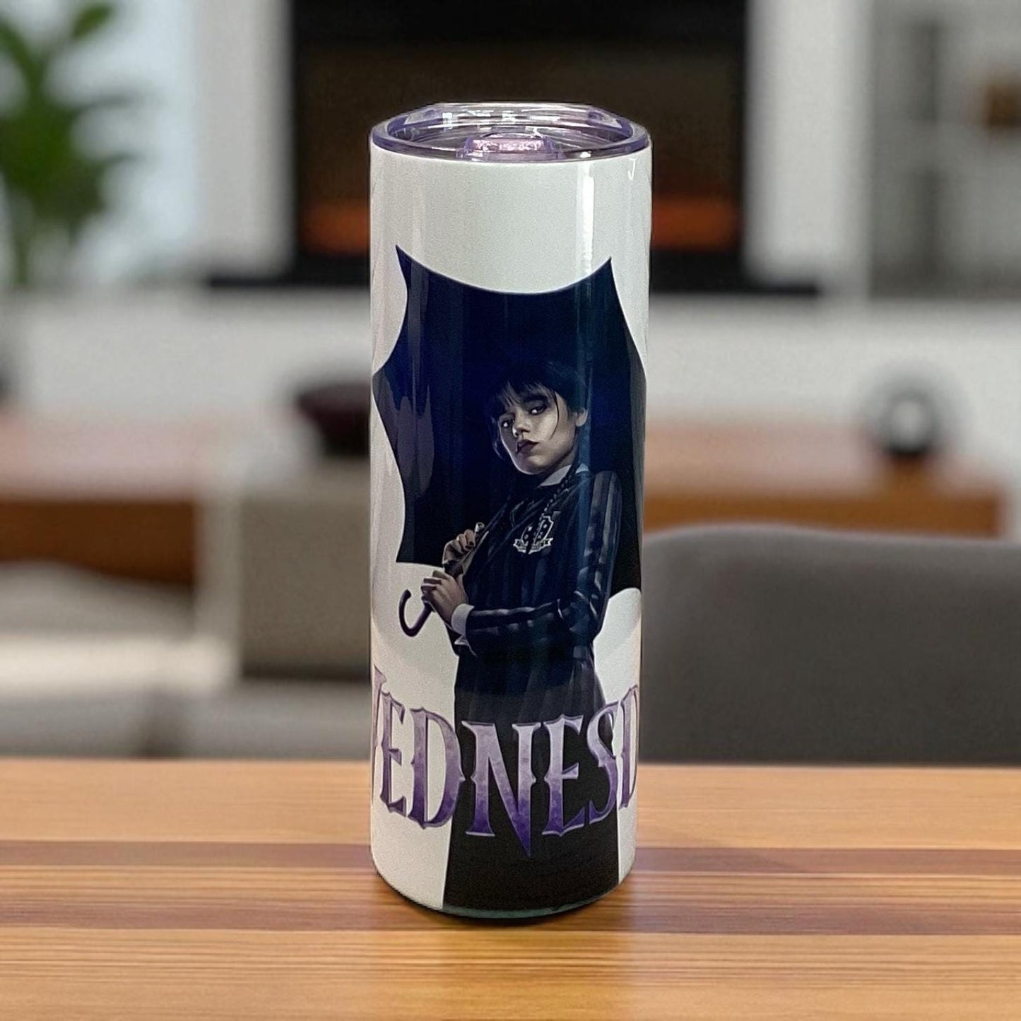 Wednesday  20oz Tumbler: Gothic Style Stainless Steel