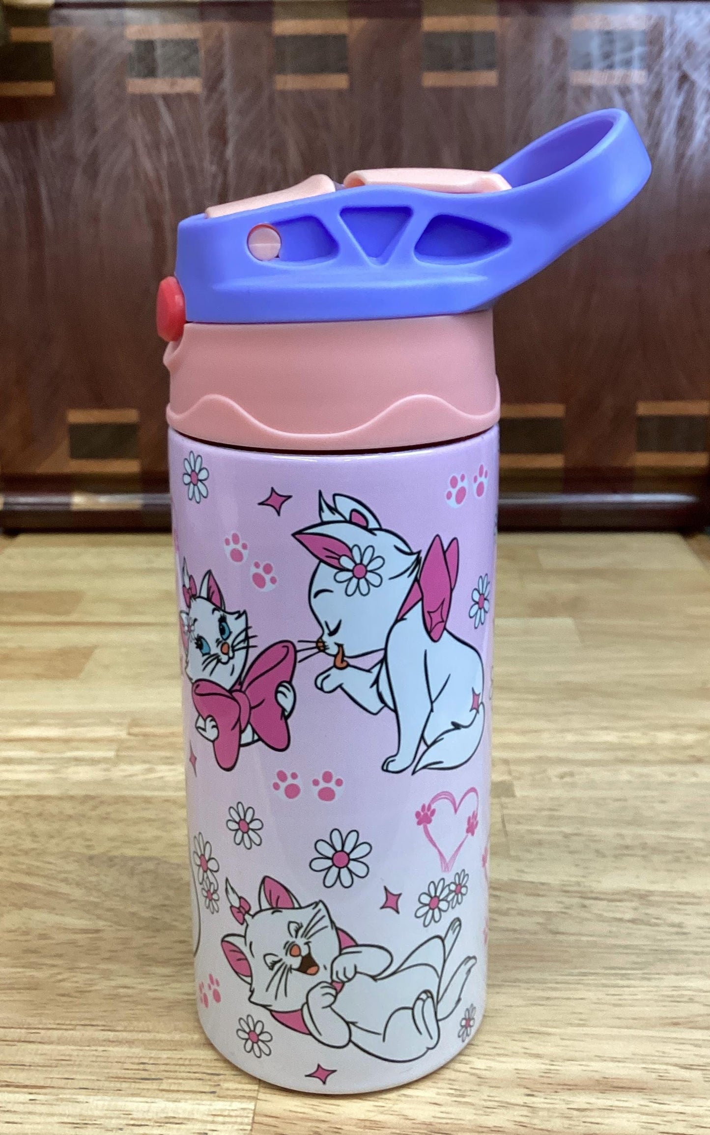 Sexy Marie 12oz Tumbler: Sweet Pink Cat Lover Gift