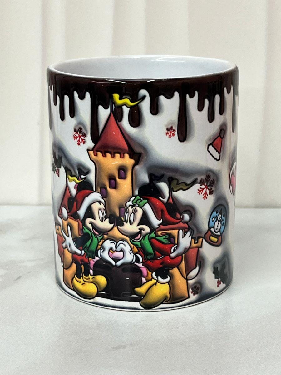 Mickey and Minnie Christmas Coffee Mug 11 oz mug