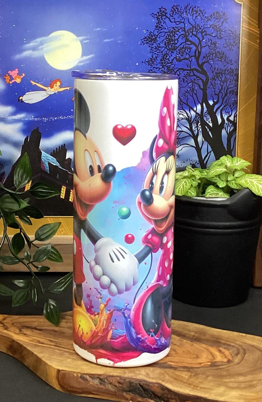 M and M Love Color Splash 20 oz Tumbler