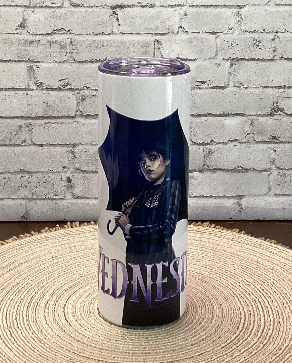 Wednesday  20oz Tumbler: Gothic Style Stainless Steel