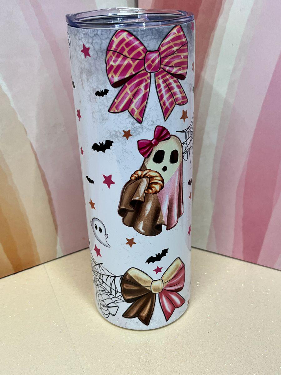 Spooky Conchas Coquette Bow Tumbler 20 oz