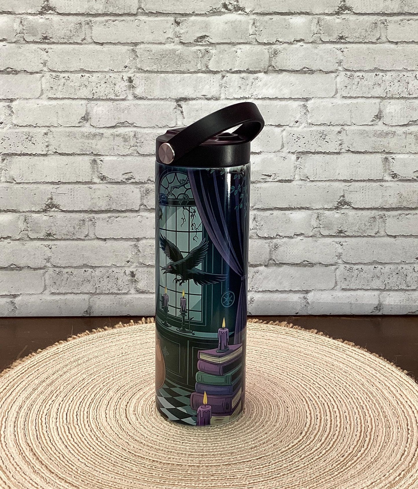 Wednesday's Room Halloween Tumbler: Gothic Music Instruments 20oz