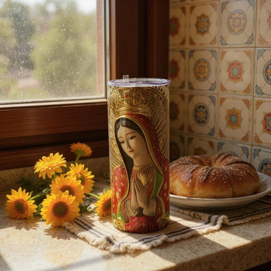 Virgen de Guadalupe Tumbler: Catholic Gift, 20 oz tumbler