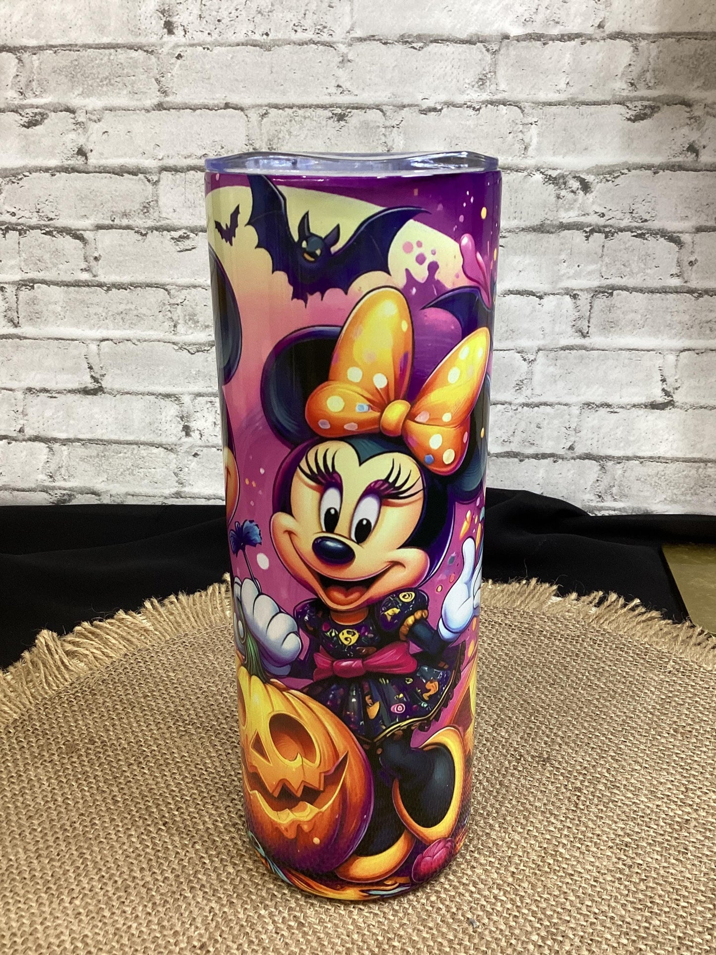 Mickey and Minnie Halloween 20 os Tumbler