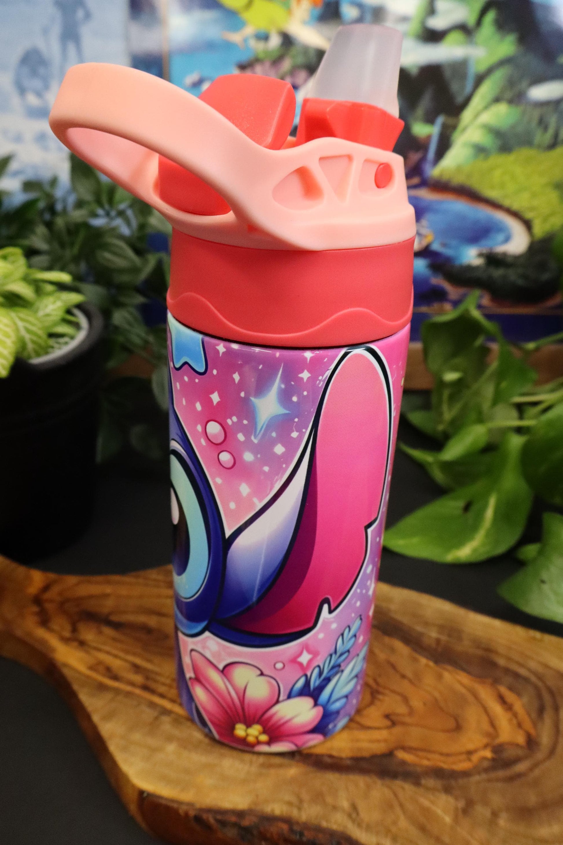 Stitch 12 oz Tumbler, Birthday Gift, Cute Stitch colorful Cup