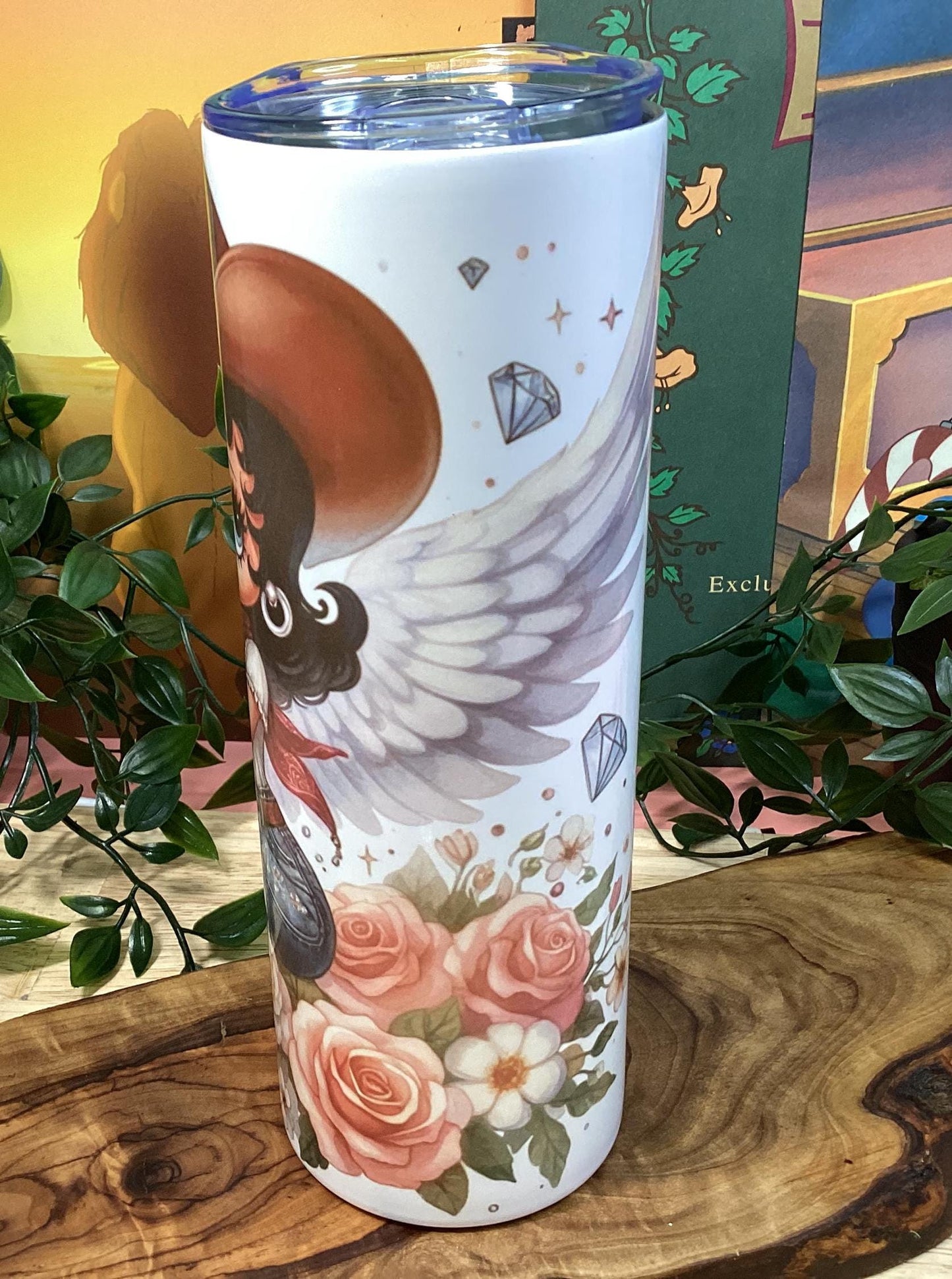 Betty Boop Cowgirl 20oz Tumbler: Adorable Angelic Design