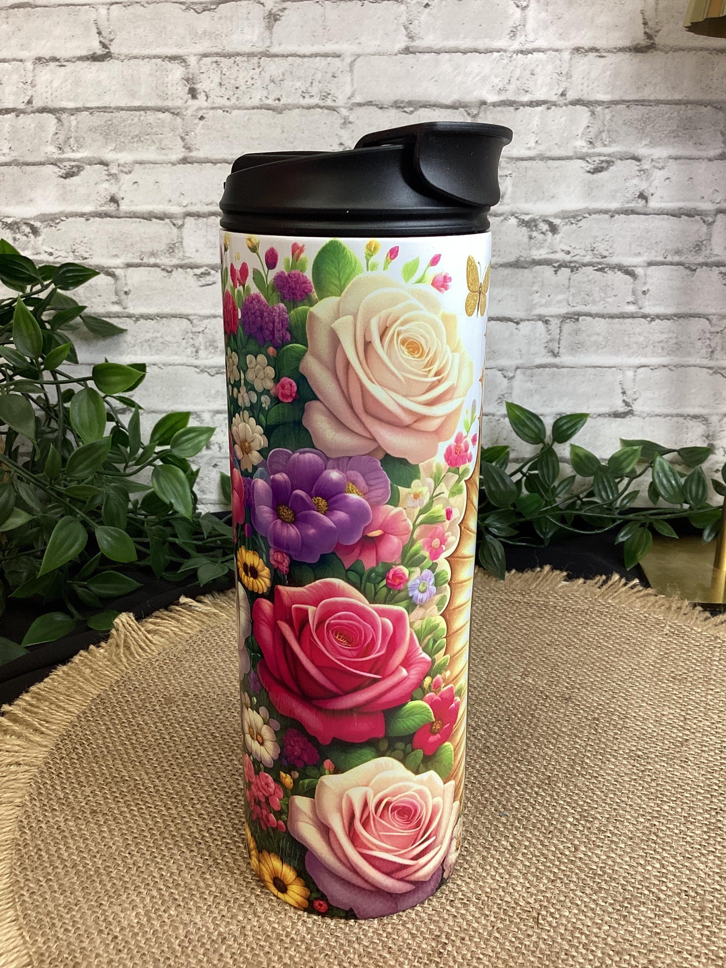 Virgen de Guadalupe Tumbler: 20 oz Insulated Stainless Steel