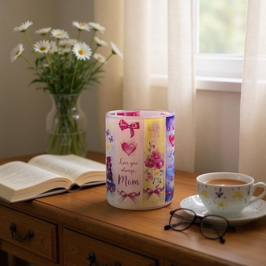 Beautiful “Love You Always Mom” Frozen Mug 16 oz Cute colorful "Love you Always" Coffee Mug