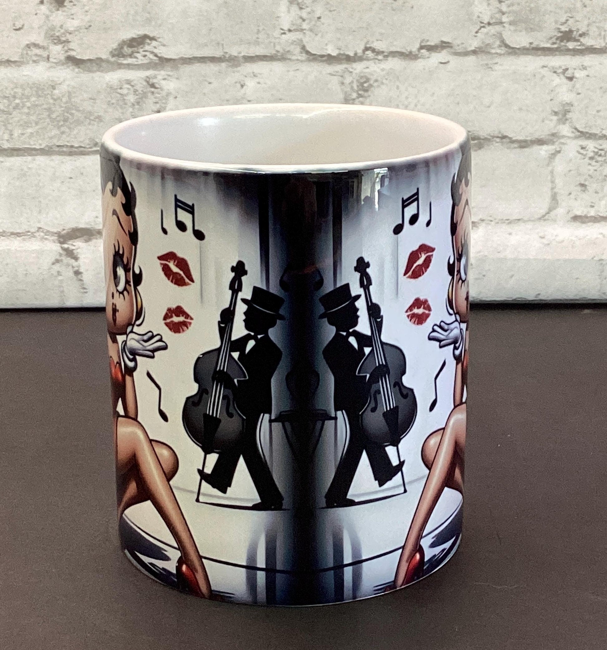 Cartoon Mug: Musical BAM! Retro Cartoon Design